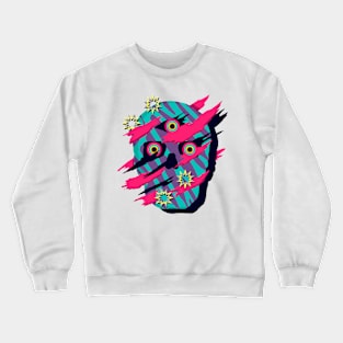 Skull Ghettoblaster by Laprisamata Crewneck Sweatshirt